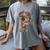 Books Lover Women Art Colorful Drawing Graphic Books Women's Comfort Colors T-Shirt Gray