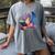 Bookworm Book Lover Women Girls Dragon Reading Women's Comfort Colors T-Shirt Gray