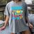 Born In The 80's But 90's Made Me Nostalgia Cassette Tape Premium Tri-Blend Women's Comfort Colors T-Shirt Gray