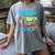 Born In The 80's But 90's Made Me Nostalgia Cassette Tape Women's Comfort Colors T-Shirt Gray