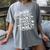 Born To Read Books Forced To Read Emails Bookish Women's Comfort Colors T-Shirt Gray