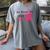 Breast Cancer Walk In Memory Of My Sister Women's Comfort Colors T-Shirt Gray