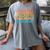 I Can't Talk To You Today Introvert Sarcastic Joke Women's Comfort Colors T-Shirt Gray