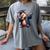 Capybara Graduation Dabbing Capy Wearing Graduate Gown Women's Comfort Colors T-Shirt Gray