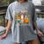 Cat Fall In Love With Reading Book Lover Autumn Women's Comfort Colors T-Shirt Gray