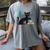 Cat Midcentury With Book And Coffee Atomic Age Mid Century Women's Comfort Colors T-Shirt Gray Cat Midcentury With Book And Coffee Atomic Age Mid Century Women's Comfort Colors T-Shirt Gray