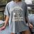 Cat Read Banned Books Drink Coffee Fight Evil Women's Comfort Colors T-Shirt Gray