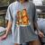 Cats Reading Books Christmas Tree Women's Comfort Colors T-Shirt Gray