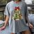 Christmas Book Tree Coquette Bow Xmas Reading Librarian Girl Women's Comfort Colors T-Shirt Gray Christmas Book Tree Coquette Bow Xmas Reading Librarian Girl Women's Comfort Colors T-Shirt Gray