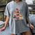 Christmas Tree Book Bookworm Women's Comfort Colors T-Shirt Gray