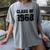 Class Of 1968 High School College Graduation Reunion Women's Comfort Colors T-Shirt Gray