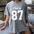 Class Of 1987 Matching Graduation High School Reunion Women's Comfort Colors T-Shirt Gray