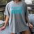 Class Of 2019 High School Graduation Teal Senior Women's Comfort Colors T-Shirt Gray