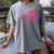 Class Of 2024 Pink For Girls And Women Graduation Women's Comfort Colors T-Shirt Gray