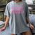 Class Of 2025 High School Graduation Date Graduate T Shirt Women's Comfort Colors T-Shirt Gray