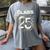 Class Of 2025 Shirt Graduation Senior High School College Women's Comfort Colors T-Shirt Gray