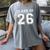 Class Of 2026 Freshman High School Senior Graduation Women's Comfort Colors T-Shirt Gray