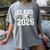 Class Of 2026 Graduation Senior School Pride Women's Comfort Colors T-Shirt Gray