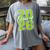 Class Of 2026 Graduation Varsity Lime Green Letters Women's Comfort Colors T-Shirt Gray