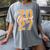 Class Of 2027 Graduation Varsity Orange On The Back Premium Tri-Blend Women's Comfort Colors T-Shirt Gray