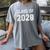 Class Of 2028 Graduation School Grad 2028 Graduate Women's Comfort Colors T-Shirt Gray
