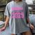 Class Of 2029 Pink Girls Shirt Graduation Women's Comfort Colors T-Shirt Gray