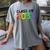 Class Of 2031 Pre-K -12th Grade Hand Prints Space Graduation Women's Comfort Colors T-Shirt Gray