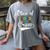 Class Of 2032 Kindergarten Back To School Graduation Women's Comfort Colors T-Shirt Gray