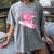 Class Of 2032 Senior 2032 Back To School 2032 Graduation Cap Women's Comfort Colors T-Shirt Gray