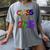 Class Of 2035 Grow With Me Kindergarten Graduation Women's Comfort Colors T-Shirt Gray