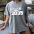Class Of 2035 Kid To Adult Future Years Graduation Keepsake Women's Comfort Colors T-Shirt Gray