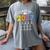 Class Of 2037 Grow With Me Checklist Graduation Women's Comfort Colors T-Shirt Gray