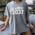 Class Of 2037 Kindergarten To Graduation First Day Of School Women's Comfort Colors T-Shirt Gray