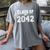 Class Of 2042 Grow With Me First Day Of School Graduation Women's Comfort Colors T-Shirt Gray