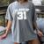 Class Of 31 2031 School Tee Shirt Graduation Class Party Women's Comfort Colors T-Shirt Gray