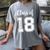 Class Of Two Thousand 18 Shirt Graduation T-Shirt Women's Comfort Colors T-Shirt Gray