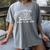 I Closed My Book To Be Here Shirt Book Lover Reading Shirt Women's Comfort Colors T-Shirt Gray
