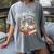 Coffee Cats & Books Cute Cat Book Lover Reading Women's Comfort Colors T-Shirt Gray Coffee Cats & Books Cute Cat Book Lover Reading Women's Comfort Colors T-Shirt Gray