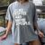 I Like Coffee Introvert Coffee Lovers Sarcastic Humor Women's Comfort Colors T-Shirt Gray