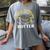 College Masters Degree Graduation Three Degrees Hotter Women's Comfort Colors T-Shirt Gray