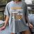 Cool Bookmobile Librarian Spreading Love One Book At A Time Women's Comfort Colors T-Shirt Gray