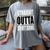 Cool Straight Outta Divinity School Graduation Shirt Women's Comfort Colors T-Shirt Gray