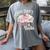 Coquette 100 Days Of Bows Books Reading 100th Day Of School Women's Comfort Colors T-Shirt Gray Coquette 100 Days Of Bows Books Reading 100th Day Of School Women's Comfort Colors T-Shirt Gray