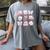 Coquette Bow Book Coffee Valentines Bookish Library Teacher Women's Comfort Colors T-Shirt Gray Coquette Bow Book Coffee Valentines Bookish Library Teacher Women's Comfort Colors T-Shirt Gray