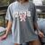 Coquette Bow Preppy Class Of 2038 Girly Girl 2038 Graduation Women's Comfort Colors T-Shirt Gray