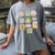 Coquette Boys Of Tommen Books Stamp Tommen College Tees Women's Comfort Colors T-Shirt Gray