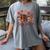 Cozy Season Autumn Leaves Books Pumpkins Fall Halloween Women's Comfort Colors T-Shirt Gray
