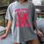 Cupid's Favorite Teacher Valentines Day Heart Book Lover Women's Comfort Colors T-Shirt Gray