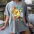 Cute 100 Days In The Books Groovy Boy Girl Teacher Women's Comfort Colors T-Shirt Gray