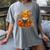 Cute Autumn Gnome Reading Pumpkin Book Lover Women's Comfort Colors T-Shirt Gray Cute Autumn Gnome Reading Pumpkin Book Lover Women's Comfort Colors T-Shirt Gray